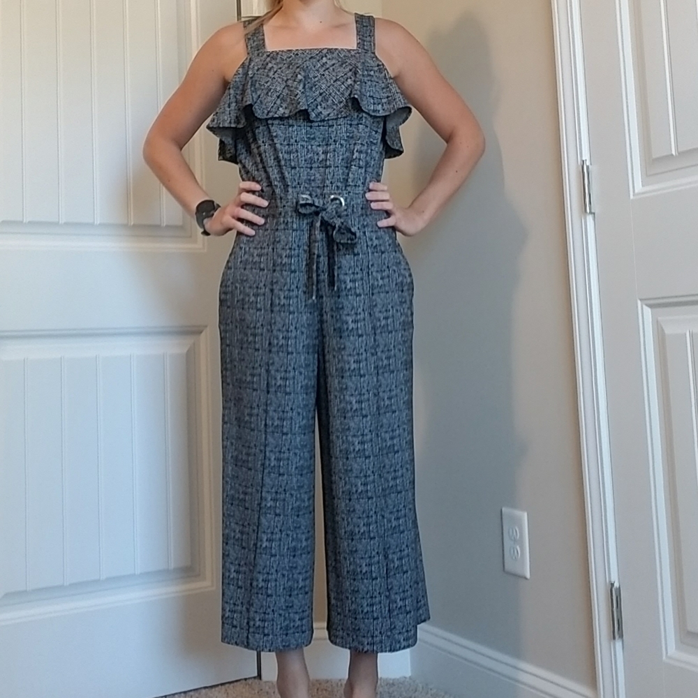 APT.9 jumpsuit black and white